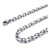 Men's Stainless Steel Fancy Pendant Necklace