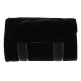 Travel Jewelry Roll Bag - Black/Gray