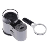 Jeweller Loupe Magnifier 50X Magnification with LED+3 LED 45X Magnifier