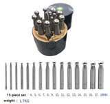 Jewellers Tool Jewelry Dapping Block Set with Punches and Stand