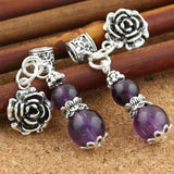 S925 Thai Accessories Bracelet Garnet Small Gourd Pendant