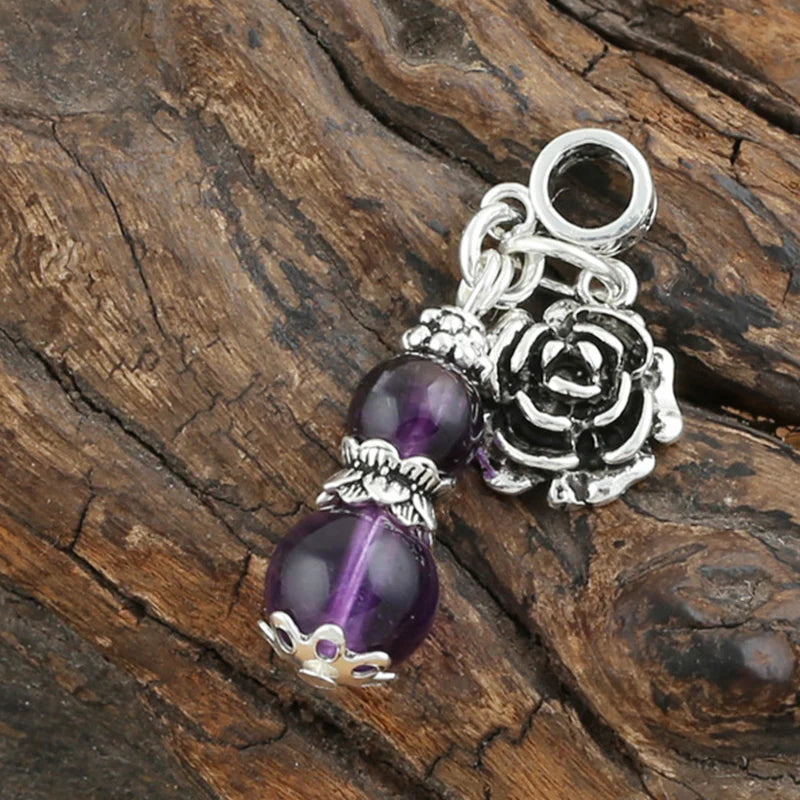 S925 Thai Accessories Bracelet Garnet Small Gourd Pendant