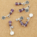S925 Thai Accessories Bracelet Garnet Small Gourd Pendant