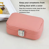 Portable Large Capacity Jewellery Case Box for Earrings and Necklaces