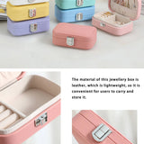 Portable Large Capacity Jewellery Case Box for Earrings and Necklaces