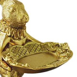 Bunny Figurine Jewelry Display Stand Engagement Wedding Holder