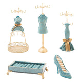 Princess Dress Jewellery Stand Holder Lady Model High-Heeled Shoes Earring Ring