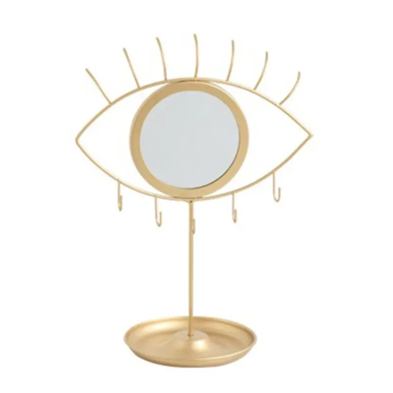 Jewellery Display Stand with Eye Mirror for Chains/Pendants/Rings