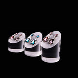 Acrylic Cylinder Jewellery Display Stand Necklace Earring Organizer