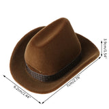 Cowboy Hat Shape Rings Box Jewelry Display and Storage Case