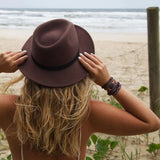 Boho Leather Stone Bead Wrap Bracelet Collection