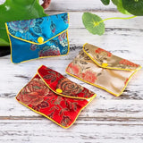 Silk Embroidery Purse Pouch Gift Bags Pack of 5