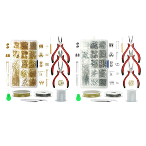 Jewellery Making Kit, 1010 pcs Jewelry Findings Set