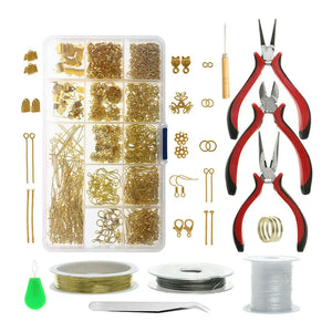Jewellery Making Kit, 1010 pcs Jewelry Findings Set