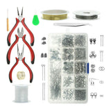 Jewellery Making Kit, 1010 pcs Jewelry Findings Set