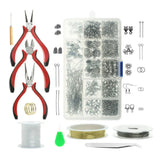 Jewellery Making Kit, 1010 pcs Jewelry Findings Set