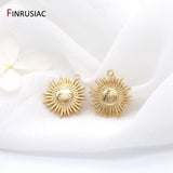 Wholesale 4 Types Plated Round Coin Pendants for DIY Necklace