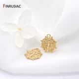 Wholesale 4 Types Plated Round Coin Pendants for DIY Necklace
