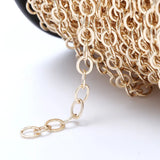 14K Plated Brass Chain for Jewelry Making