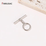14K Plated Brass Round Necklace Bracelet Clasps