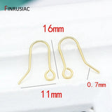 14K Plated Ear Wires Earring Hooks for DIY Earrings