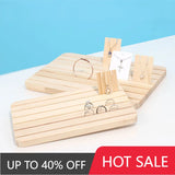 Wood Earring Hoder Ring Display Stand Jewelry Packaging