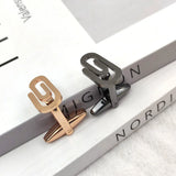 Silver Paper Clip Cufflinks for Men Wholesale