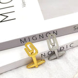 Silver Paper Clip Cufflinks for Men Wholesale