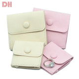 Soft Velvet Jewellery Pouch Bag Gift Necklace Bracelet Earrings Rings Storage