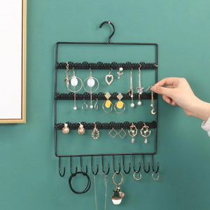 Metal Jewellery Wall Hanger Display Holder Organizer