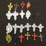 Cross Pendant Resin Casting Mold for DIY Jewelry