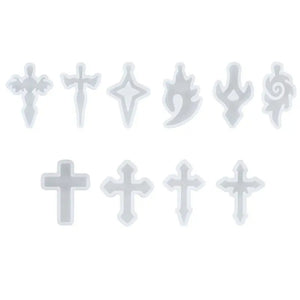 Cross Pendant Resin Casting Mold for DIY Jewelry
