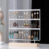 Metal Pendant Stud Earrings Organizer Home Decor