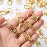 100x Key Rings Lobster Claw Clasps Family DIY Making Accessories