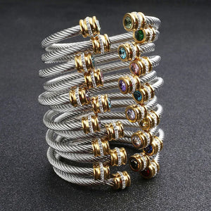 Stainless Steel Interweaving Bracelet AAACZ Stuff Jewellery