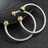 Stainless Steel Interweaving Bracelet AAACZ Stuff Jewellery