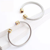 Stainless Steel Interweaving Bracelet AAACZ Stuff Jewellery