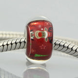 925 Sterling Silver Christmas Snowman Reindeer Charm Bead