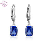 925 Silver Pendant Earrings Women's Dark & Emerald & Light Gift Party