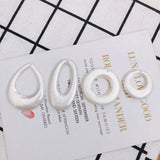 Geometric Drop Earrings Pendant 40pcs Acrylic Pearl Charms DIY