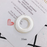 Geometric Drop Earrings Pendant 40pcs Acrylic Pearl Charms DIY