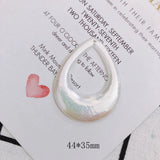 Geometric Drop Earrings Pendant 40pcs Acrylic Pearl Charms DIY