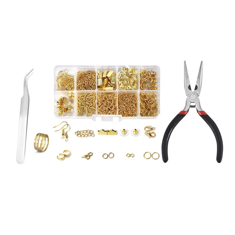 Jewelry Accessories Kit Set Open Jump Rings Earring Hook Lobster Clasp