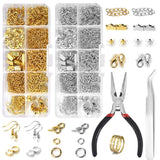 Jewelry Accessories Kit Set Open Jump Rings Earring Hook Lobster Clasp