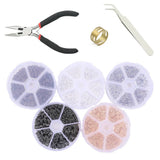 Jewelry Accessories Kit 4-10mm Split Rings/Lobster Clasp/Tail Chain