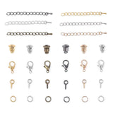 Jewelry Accessories Kit 4-10mm Split Rings/Lobster Clasp/Tail Chain