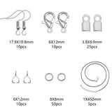 Crystal Glass Pendants Beads Charms Jewelry Making Kit