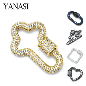 Chain Lock Hook Spiral Clasps DIY Necklace Bracelets