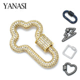 Chain Lock Hook Spiral Clasps DIY Necklace Bracelets