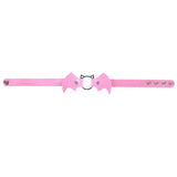 Punk Gothic Harness Leather Necklace Choker for Women
